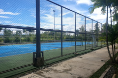 Wide concrete roads and landscaped open spaces at Northtown, Davao City.